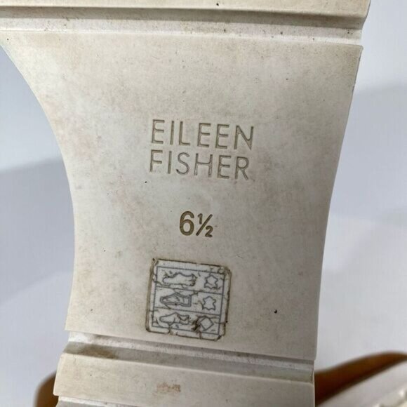 Eileen Fisher Shoes Womens Size 6.5 Brown Suede Wedge Heel Booties.Platform - Picture 4 of 10